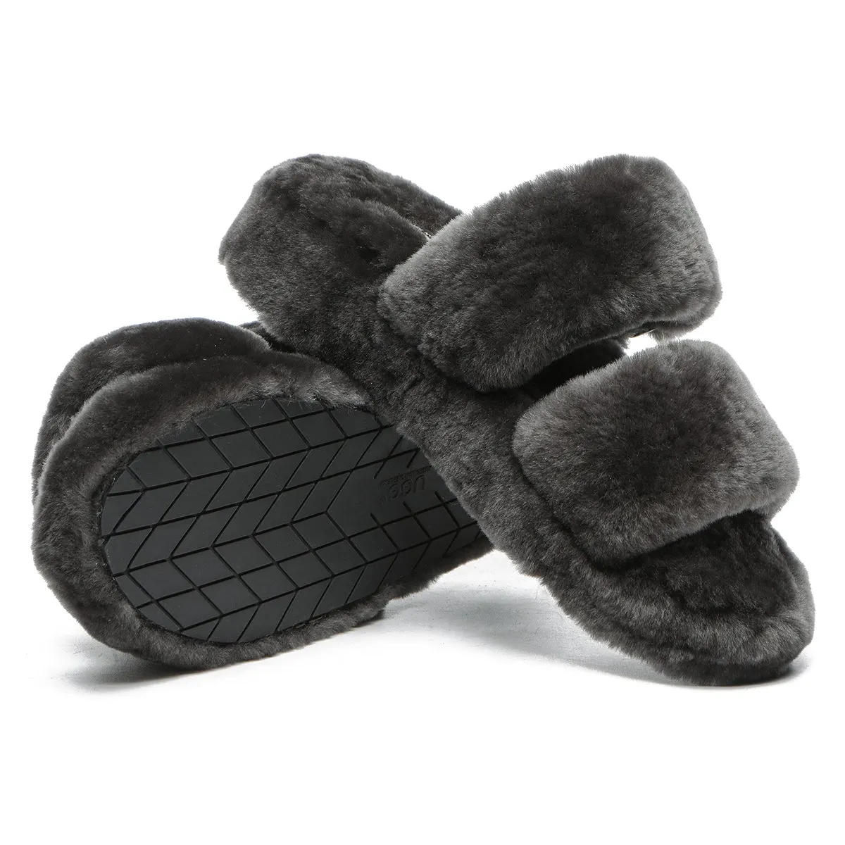 UGG Fluffy Slides Jamie Ultra Comfort Sole