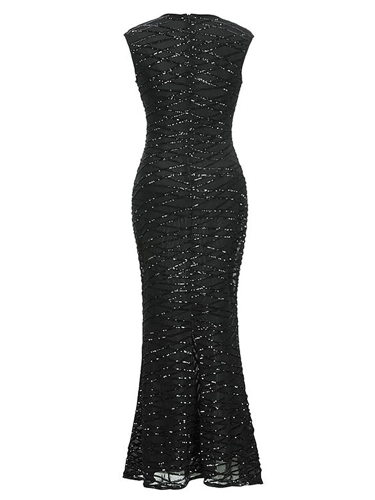 [US Warehouse] 1920s Sequined Sleeveless Geometric Dress