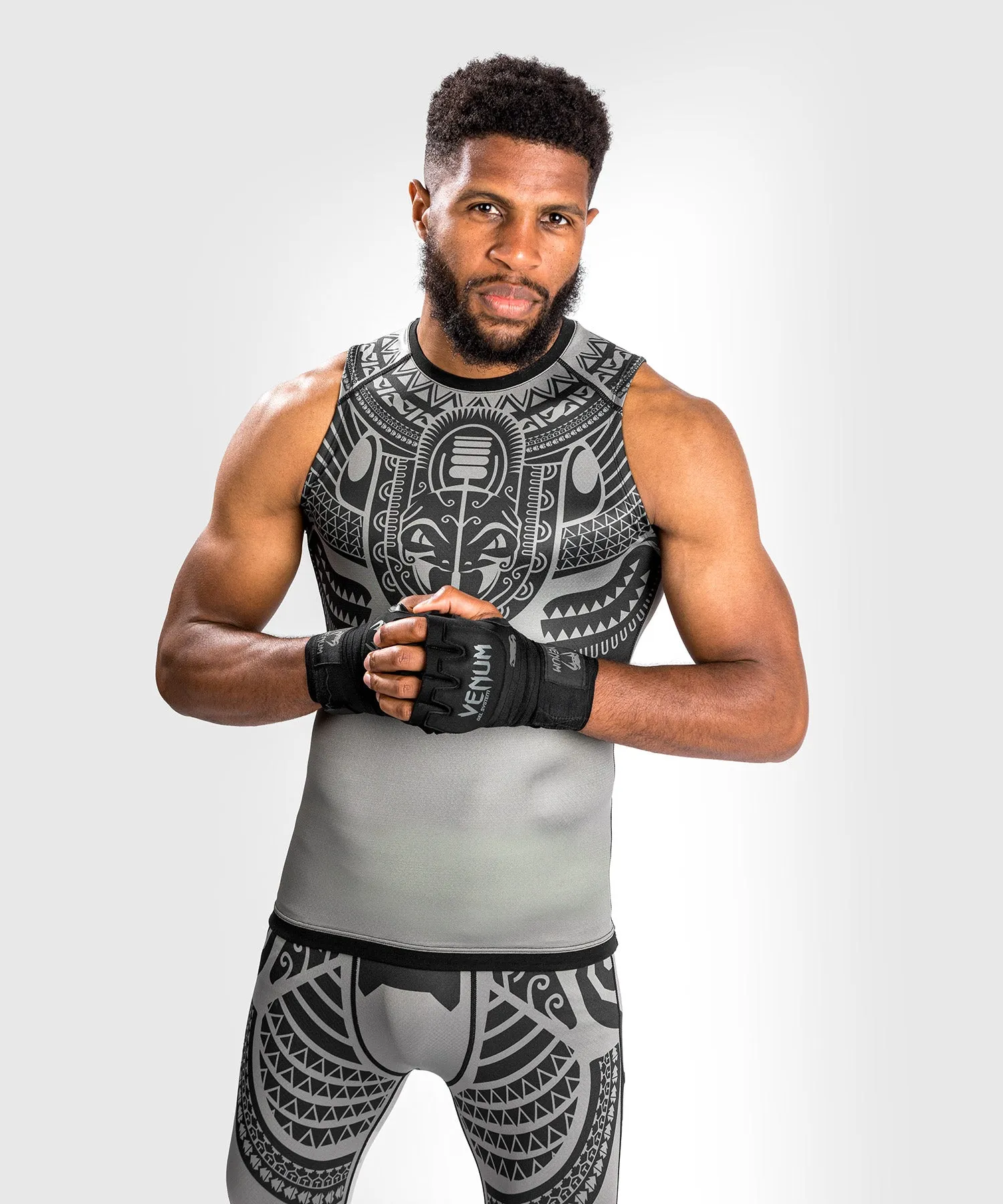 Venum Nakahi Rashguard - Sleeveless - Grey