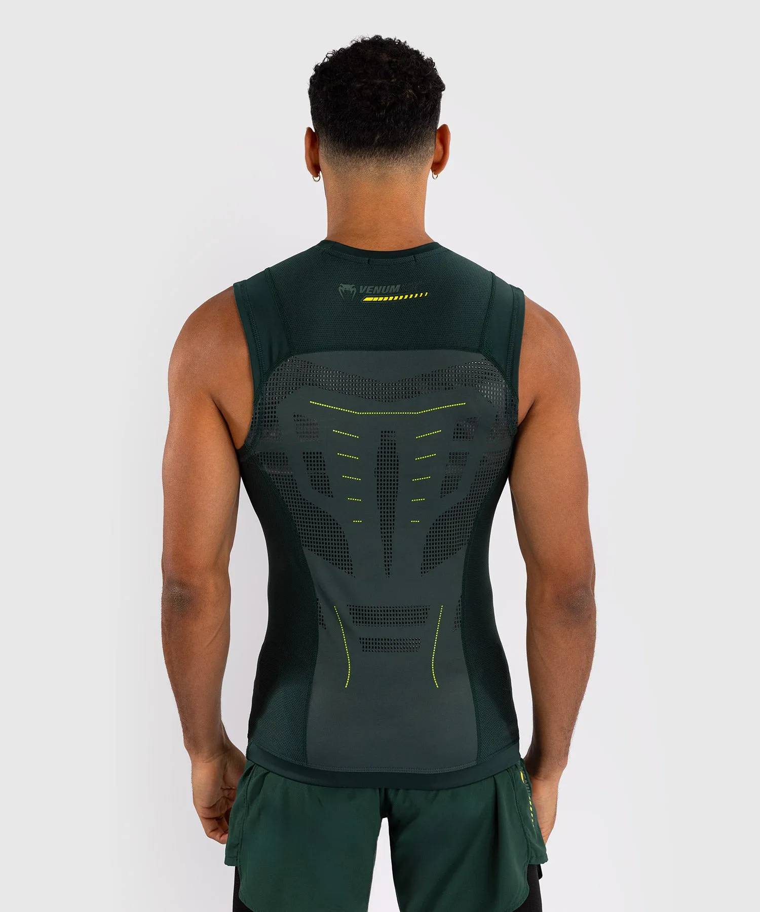 Venum Technical 3.0 Sleeveless Rashguard - Forest Green