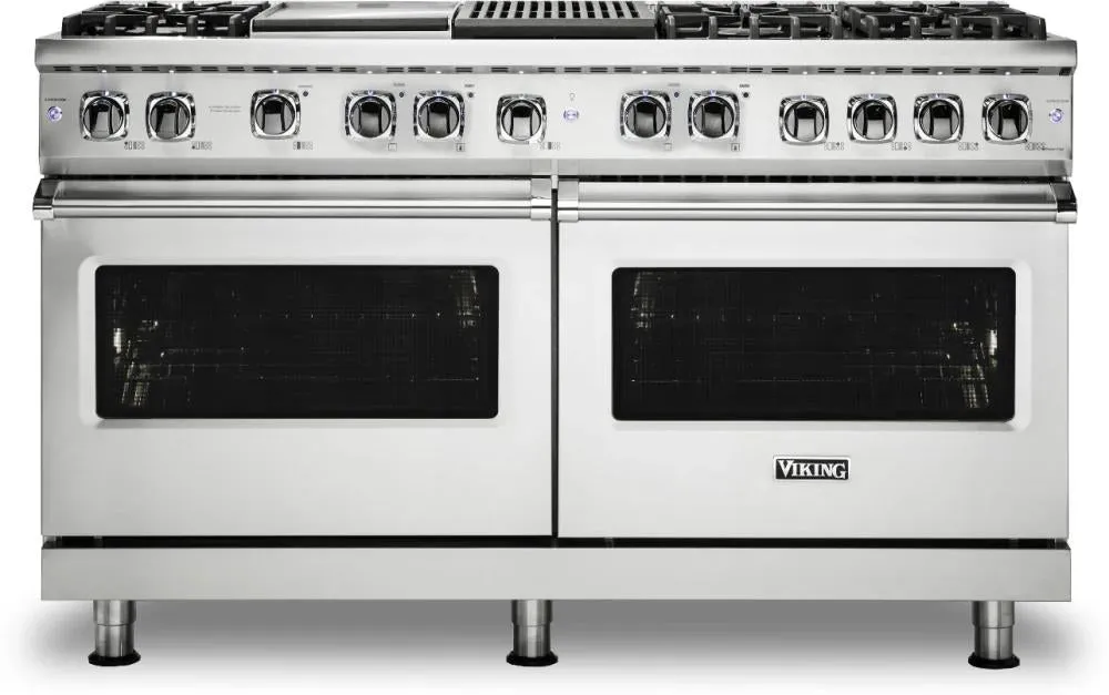 Viking 5 Series VDR5606GQSS 60" Stainless Professional Dual Fuel Range 2023Model