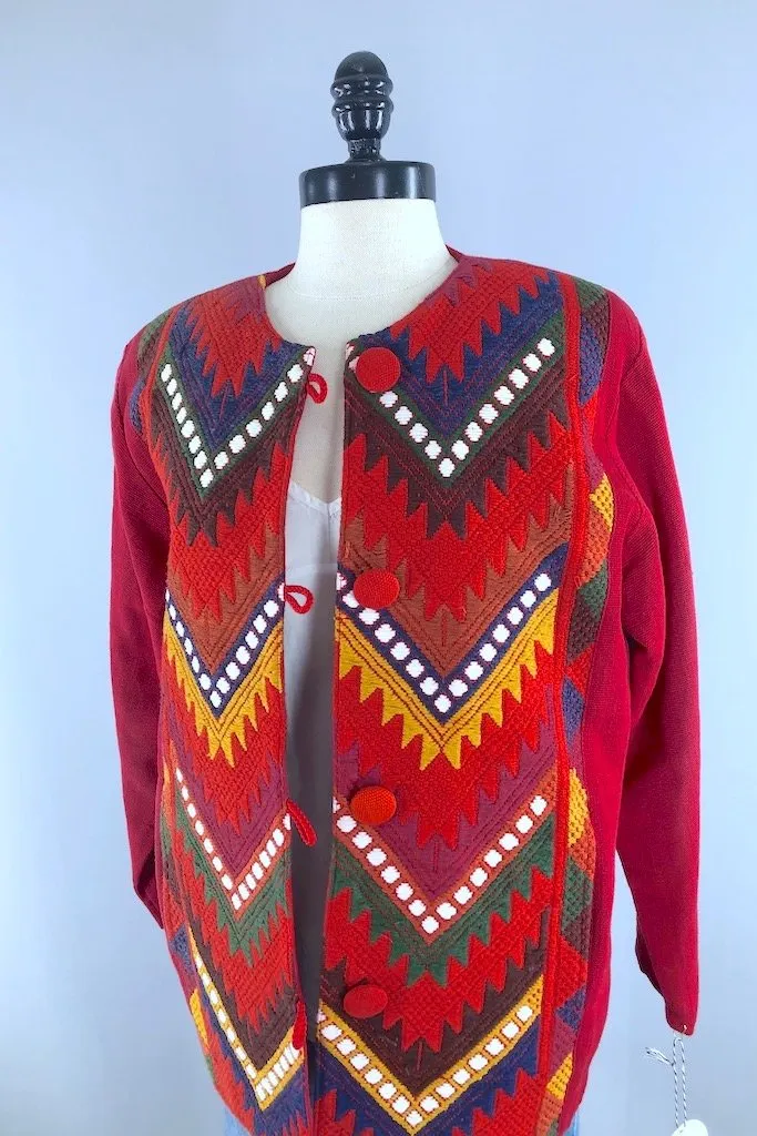 Vintage Southwest Embroidered Jacket