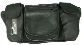 VS405 Vance Leather Magnetic Tank Bag/Fanny Pack with 5 Pockets