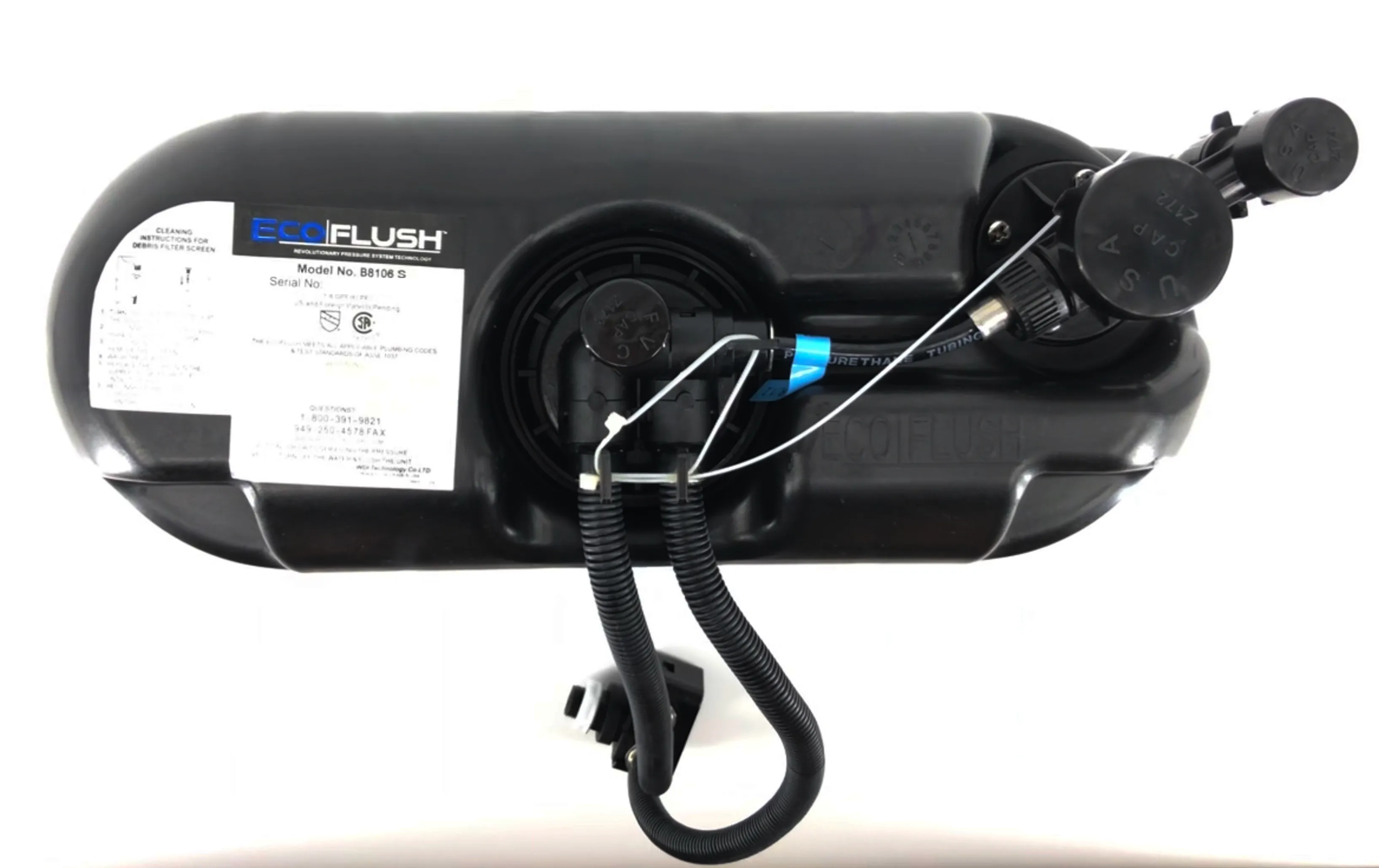 Warranty B8106S EcoFlush Pressure Assisted Flush System Single Control