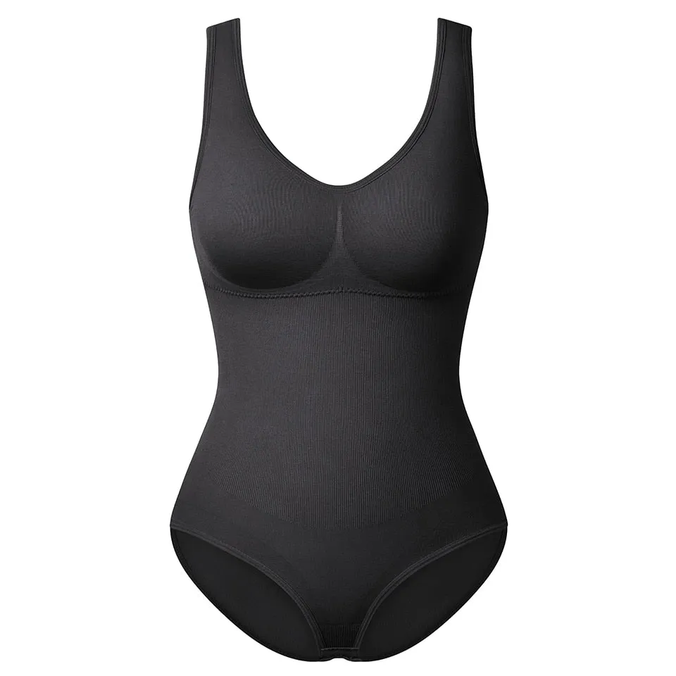 Women Shapewear Bodysuit Waist Trainer Vest Full Body Shaper Bodysuits  Underwear Sexy V Neck Tank Tops