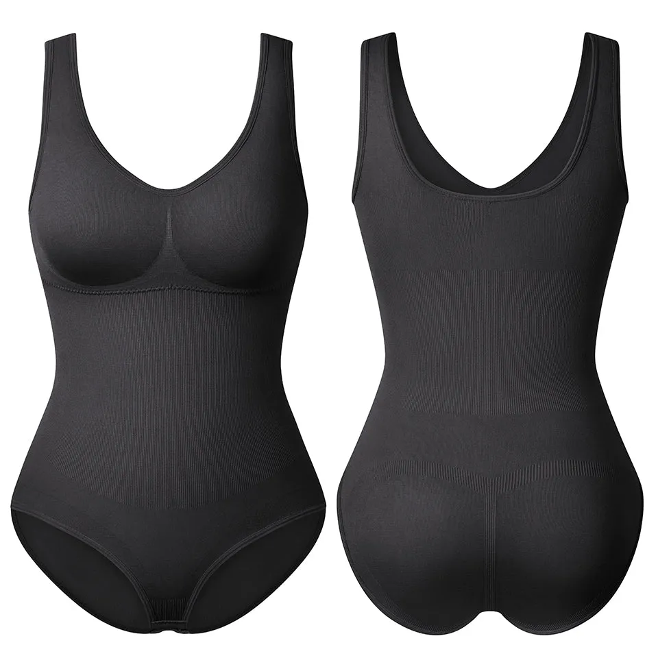 Women Shapewear Bodysuit Waist Trainer Vest Full Body Shaper Bodysuits  Underwear Sexy V Neck Tank Tops