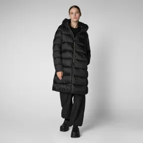 Women's Hooded Animal free Puffer Lysa Coat Black