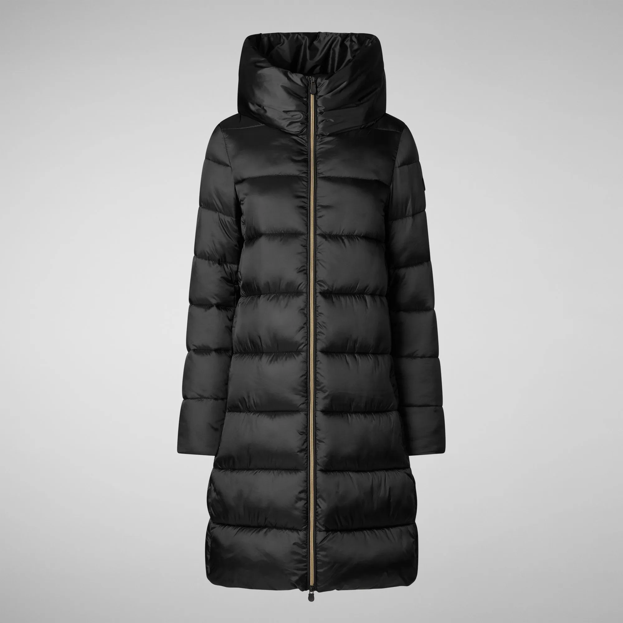 Women's Hooded Animal free Puffer Lysa Coat Black