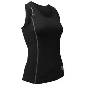 Women's Performance Racerback Tank (Black)