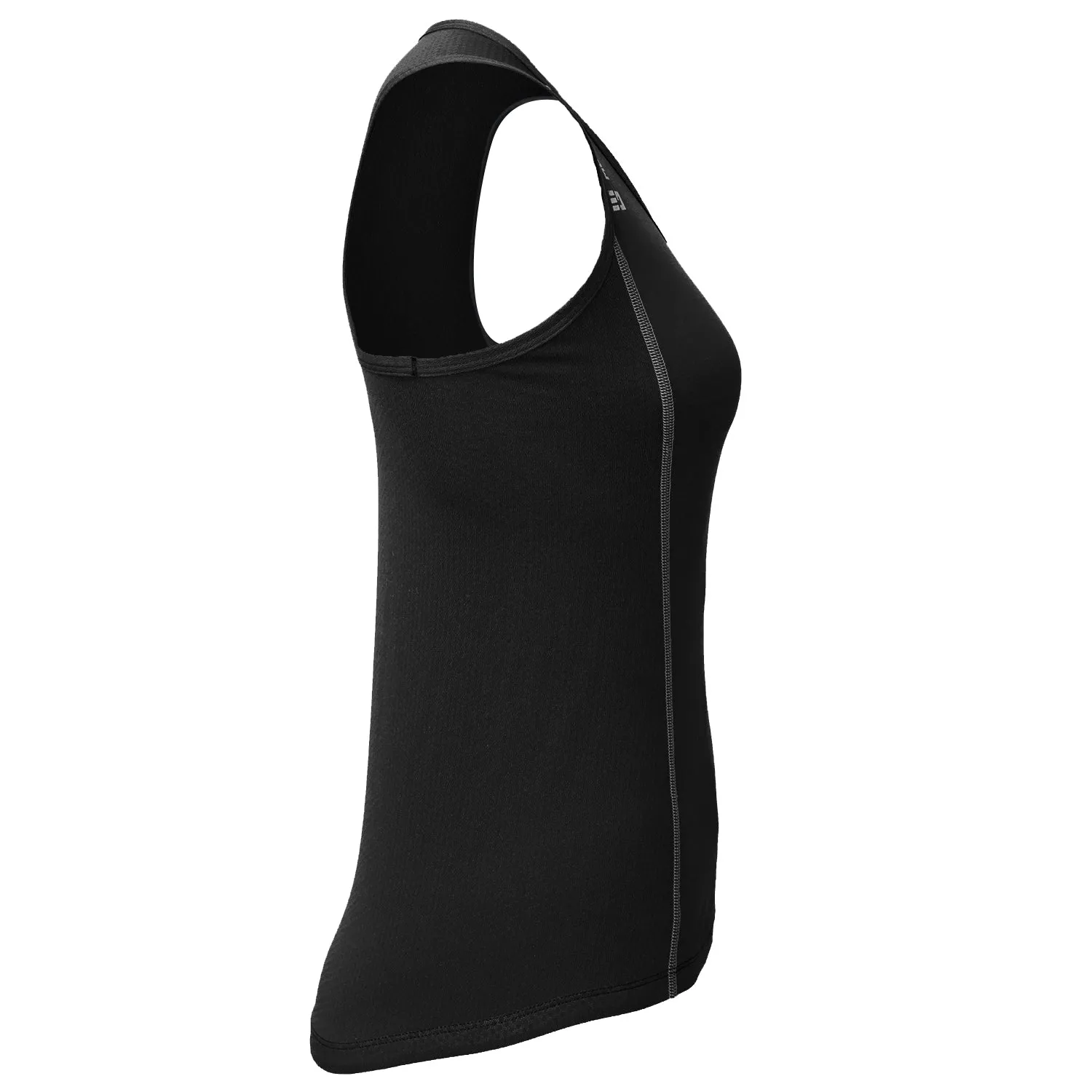 Women's Performance Racerback Tank (Black)