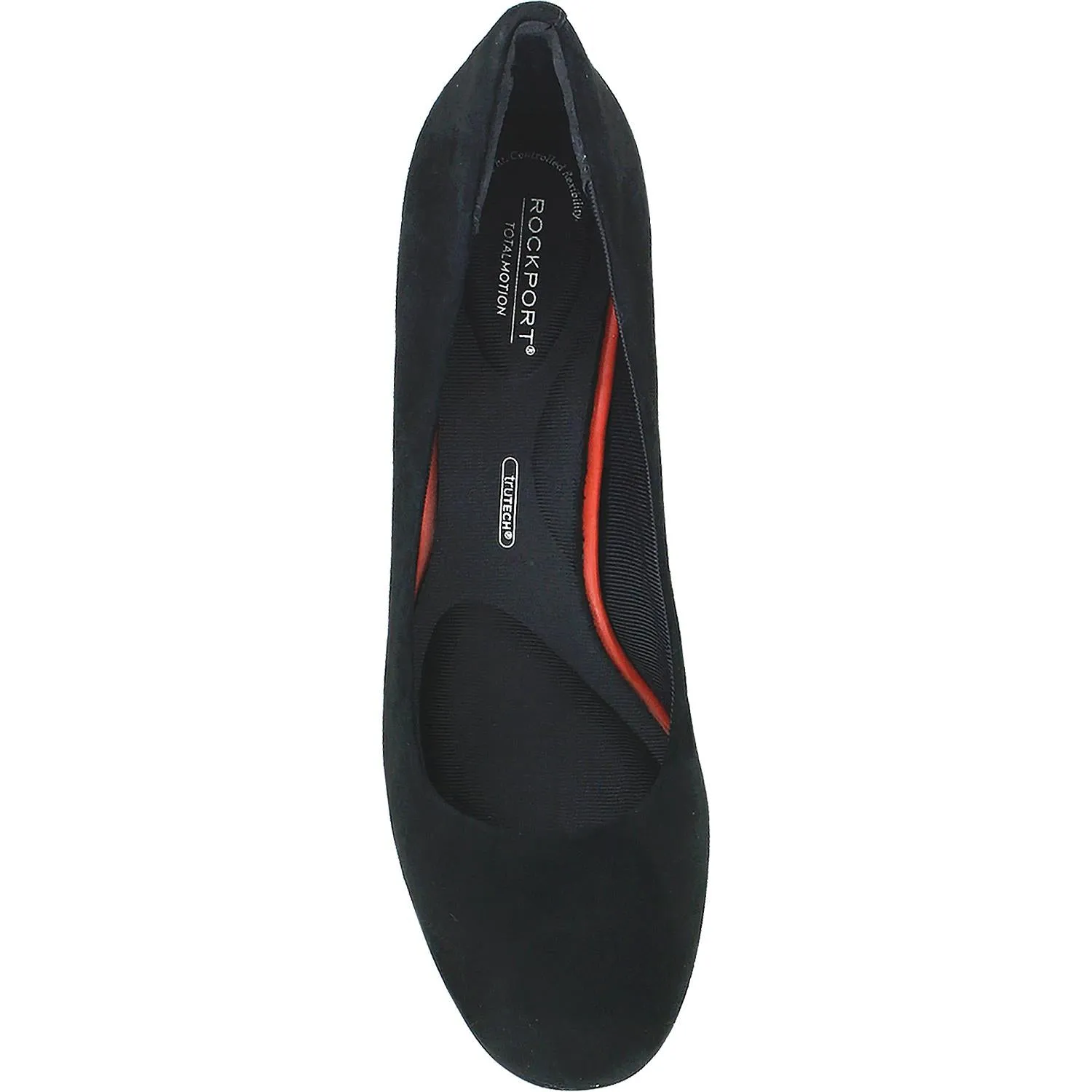 Women's Rockport Total Motion Novalie Pump Black Suede