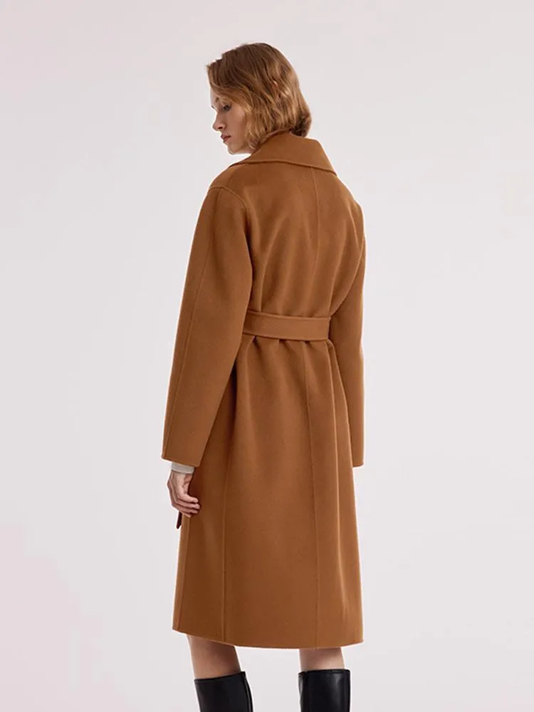 Wool And Cashmere Double-Faced Coat