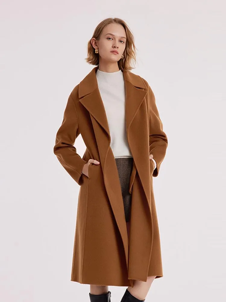 Wool And Cashmere Double-Faced Coat