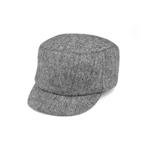 Wool Fashion Fitted Engineer Cap