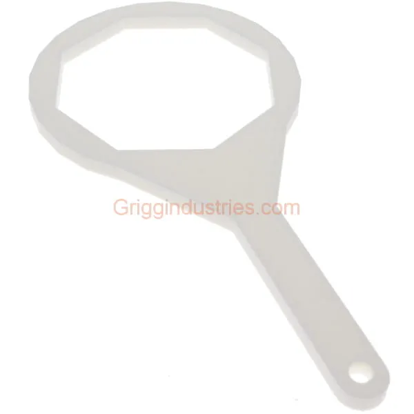 Wrench for large flush valve