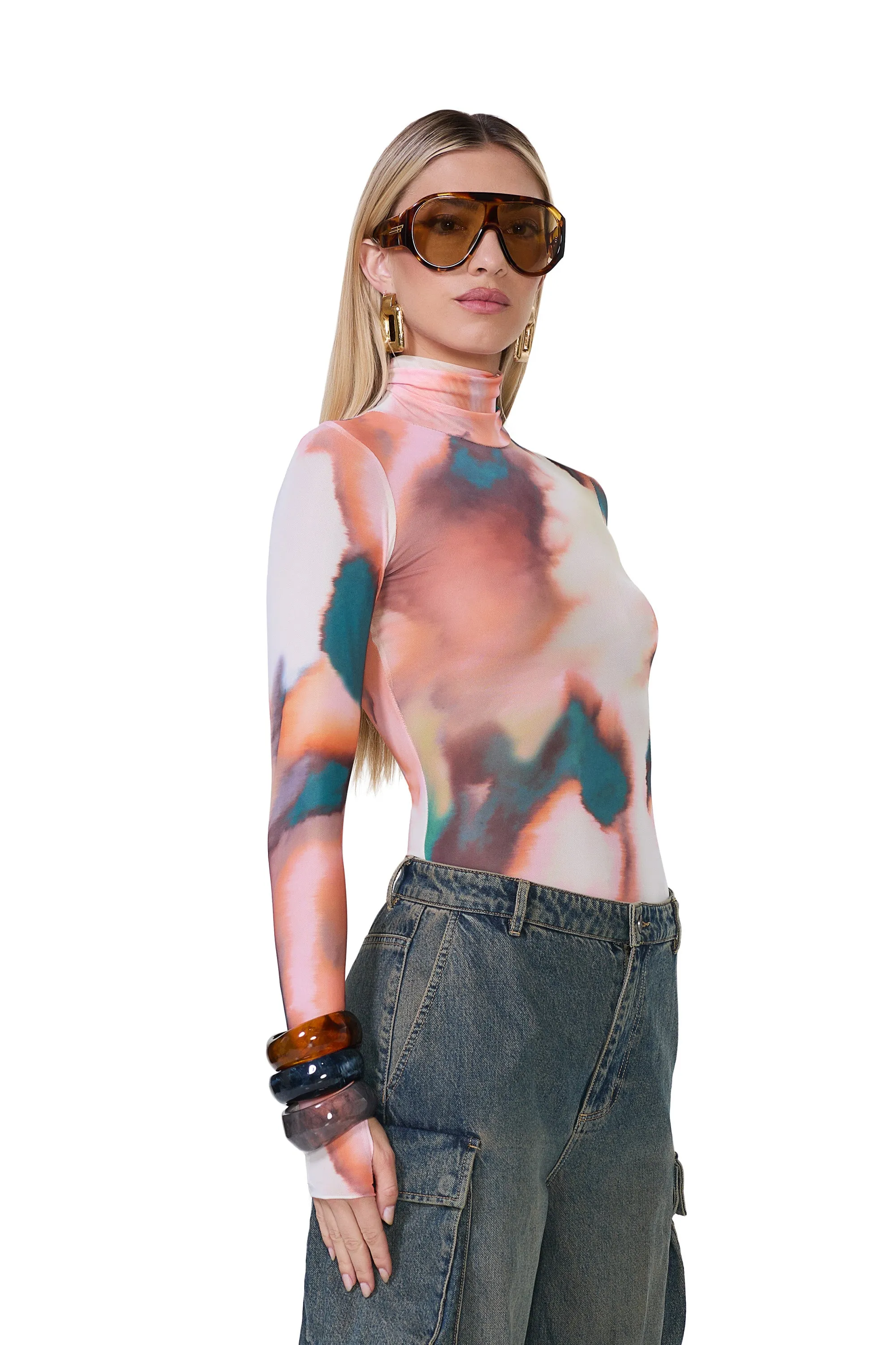 Zadie Top - Spice Watercolor